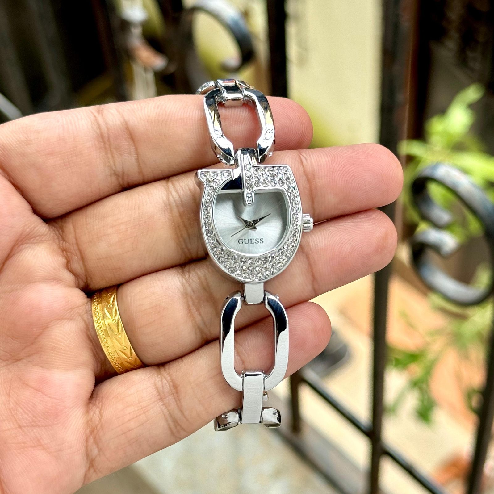 Gues_s baby fly silver diamond for her